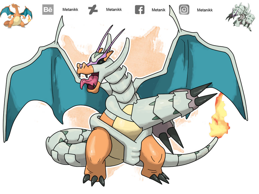 Garizard Pokemon Fusao Deviantart Charizard Charizard's Flaming Affection For
