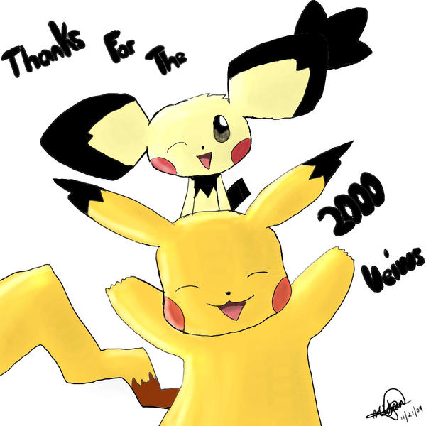 Pikachu and Pichu