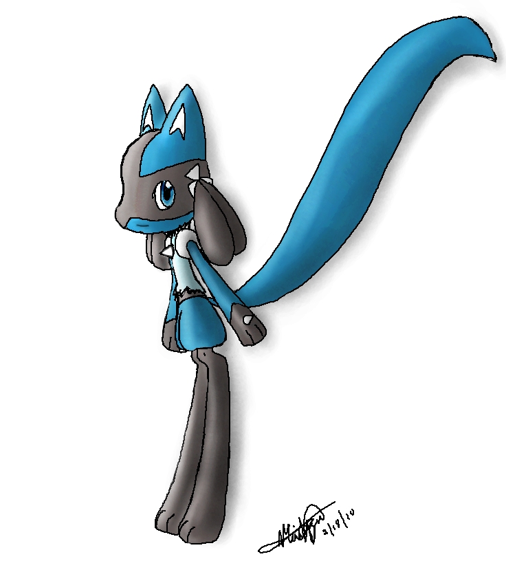 Miku as a Lucario