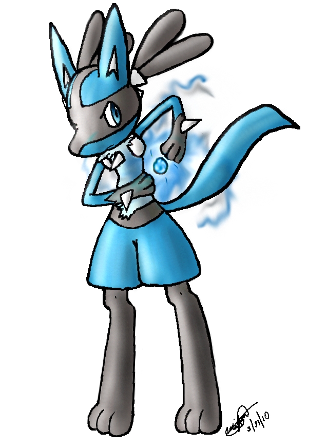 Miku as a Lucario 3