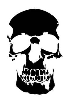 skull stencil