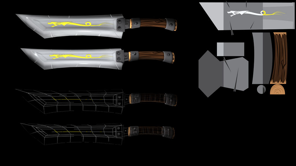 Sword render + textures by Bug88 on DeviantArt