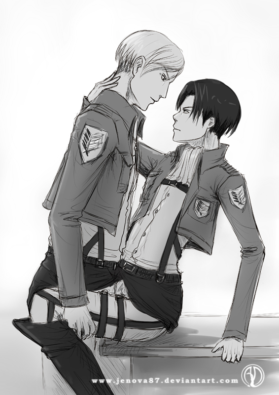 SnK: Erwin X Levi ( eruri )