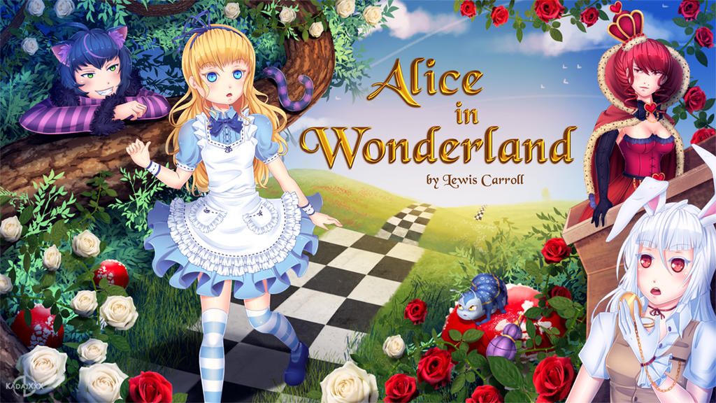 Commission: VN Alice in Wonderland Cover