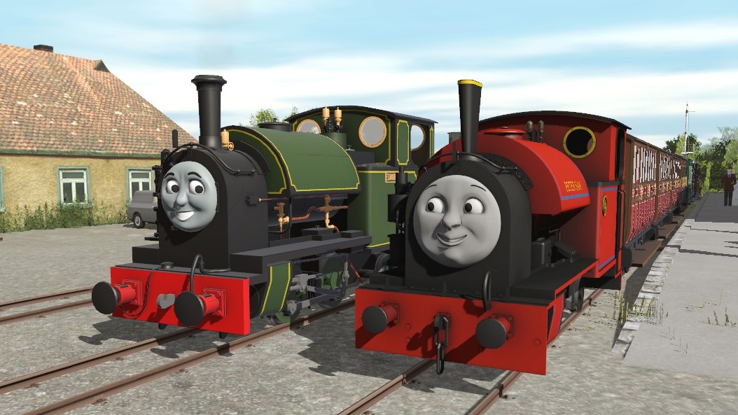 Peter Sam and Edward Thomas by Train099 on DeviantArt
