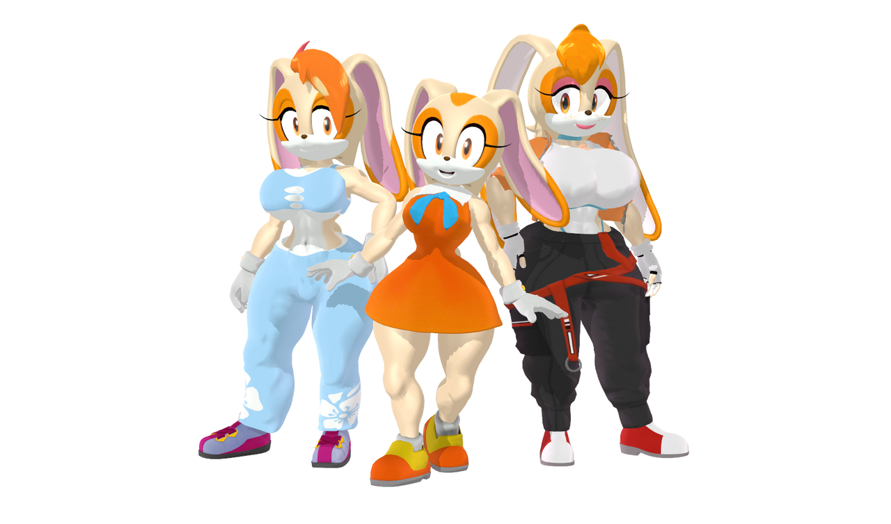 Cream The Rabbit Behind Back KM Cream the Rabbit by Train099 on DeviantArt