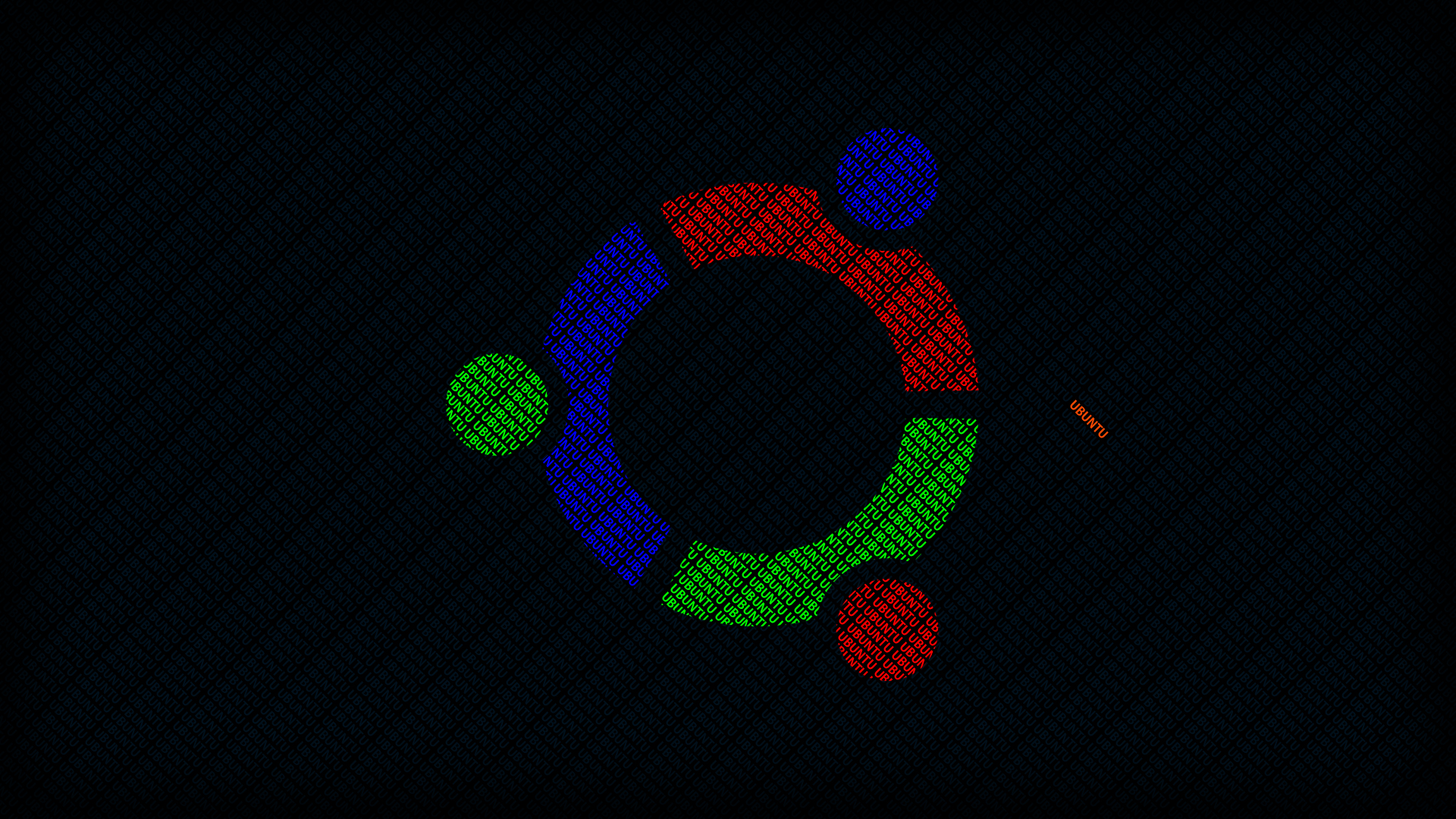 Ubuntu RGB wallpaper