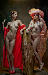 Two Muses by JREKAS