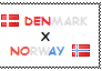 .: Denmark x Norway Stamp