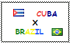 .: Cuba x Brazil Stamp by ChokorettoMilku