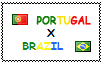 .: Portugal x Brazil Stamp by ChokorettoMilku