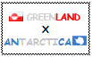 .: Greenland x Antarctica Stamp by ChokorettoMilku