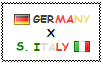 .: Germany x South Italy Stamp by ChokorettoMilku