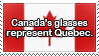 Canada's glasses