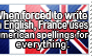 France uses American spelling