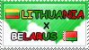 .: Lithuania x Belarus II Stamp