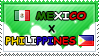 .: Mexico x Philippines II Stamp