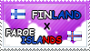 .: Finland x Faroe Islands II Stamp by ChokorettoMilku