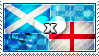 APH: Scotland x England Stamp