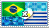 APH: Brazil x Uruguay Stamp by ChokorettoMilku