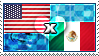 APH: USA x Mexico Stamp by ChokorettoMilku