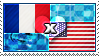 APH: France x USA Stamp