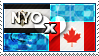 APH: Nyo!Prussia x Canada Stamp by ChokorettoMilku