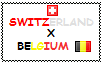 .: Switzerland x Belgium Stamp by ChokorettoMilku