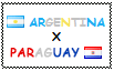 .: Argentina x Paraguay Stamp by ChokorettoMilku