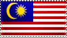 Malaysia Flagf Stamp