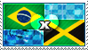 APH: Brazil x Jamaica Stamp by ChokorettoMilku