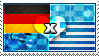 APH: Germany x Greece Stamp