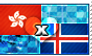 APH: Hong Kong x Iceland Stamp