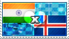 APH: India x Iceland Stamp