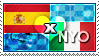 APH: Spain x Nyo!South Italy Stamp