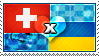 APH: Switzerland x Ukraine Stamp by ChokorettoMilku