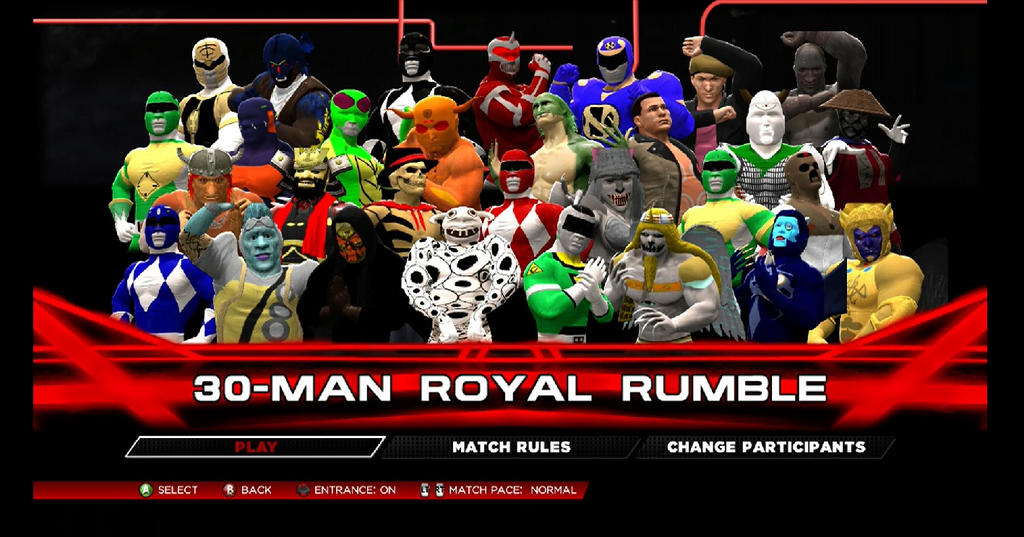 Power Rangers Rumble - WWE 2K14 by wallbie on DeviantArt