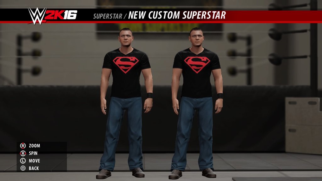 WWE 2K16 Superboy CAW