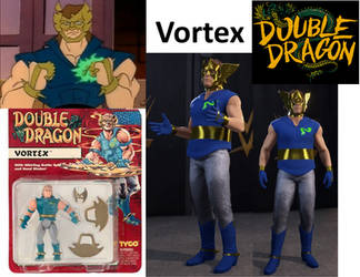 WWE 2K22 Comparison - Vortex CAW (Double Dragon)