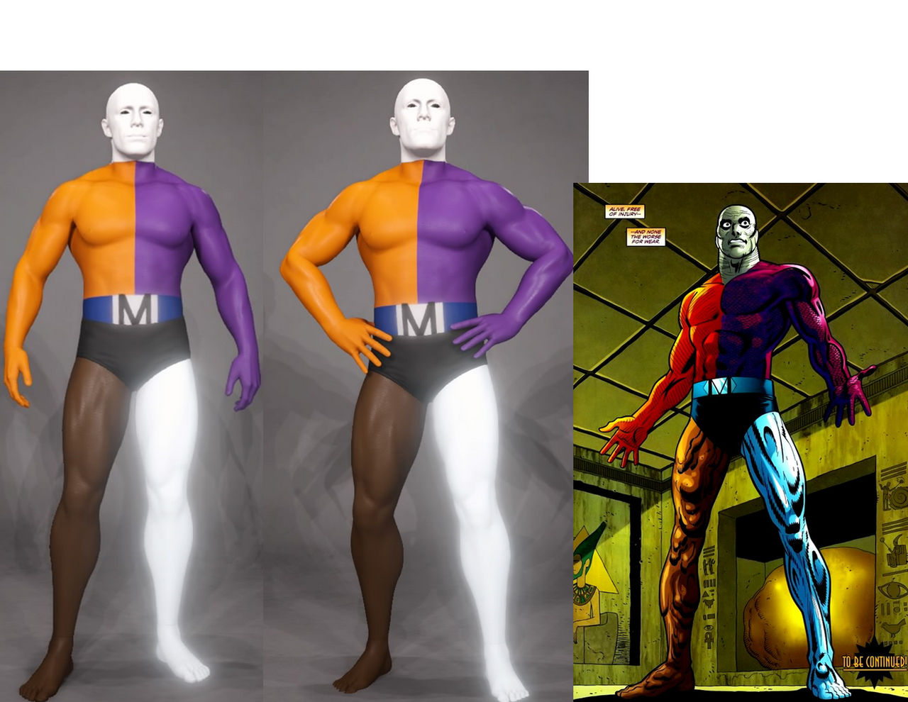 Metamorpho Deviantart WWE 2K23 Metamorpho Comparison by wallbie on DeviantArt