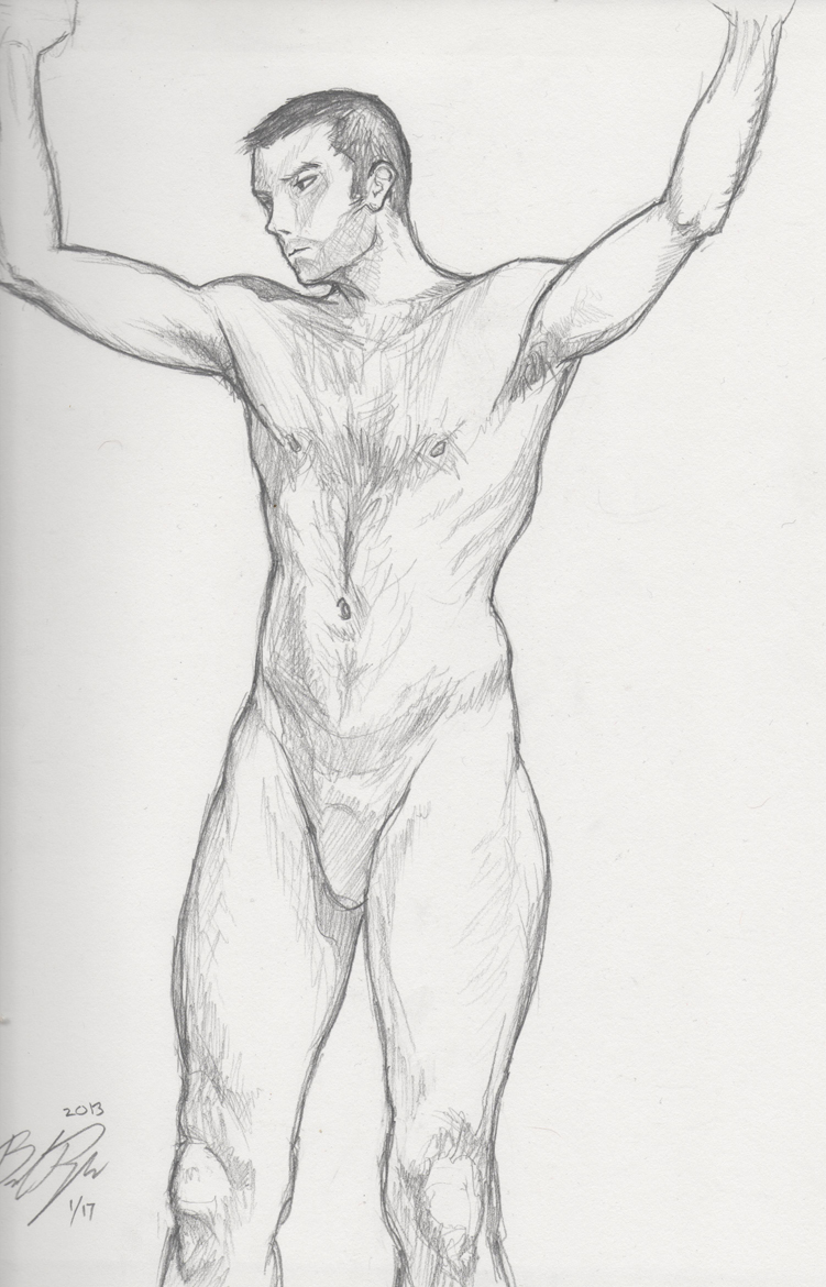 Figure Drawing Session 6 - Standing Pose