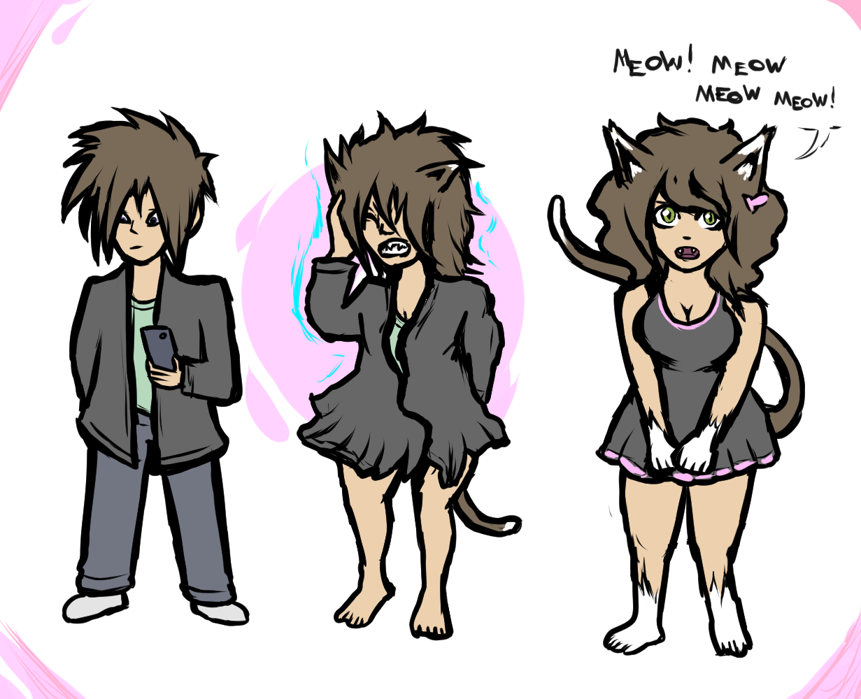 Humanuary Day 1: Kemonomimi ( Catgirl TF/TG ) by NyxRapier on DeviantArt
