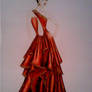 Fashion sketch dress