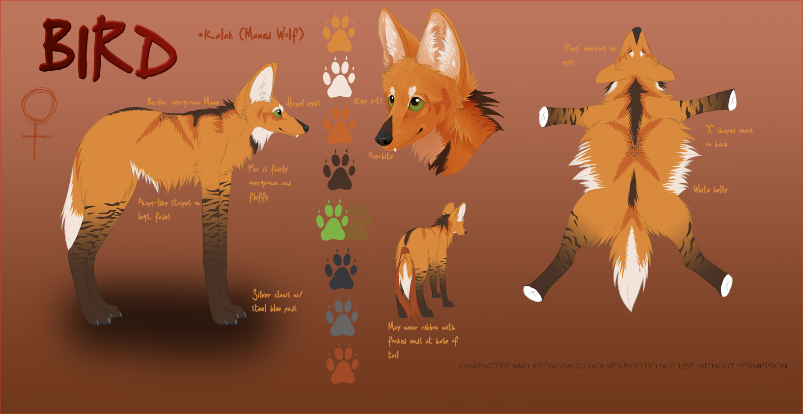 Fursona Ref 2011