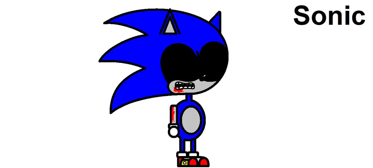 Sonic The Slender Hedgehog: Infected Sonic by dmtomashevitch on DeviantArt