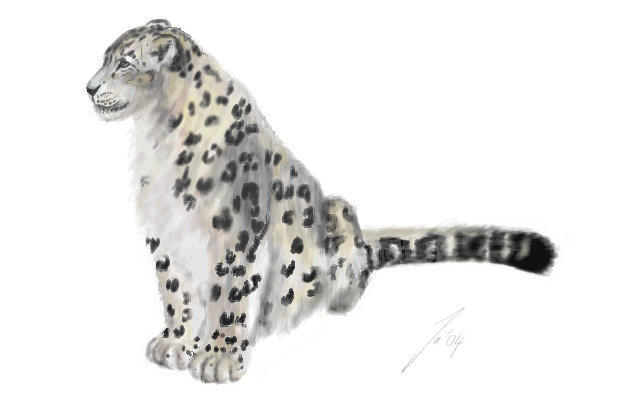 paint chat snow leopard