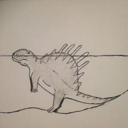 Walking Dimetrodon