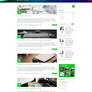 MajeStik Blog Layout Design (Green)