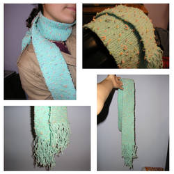 Seafoam Green Scarf