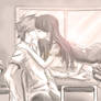 Kiss at school